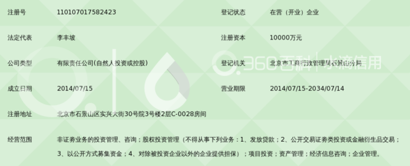 北京市慧煌投资基金管理_360百科